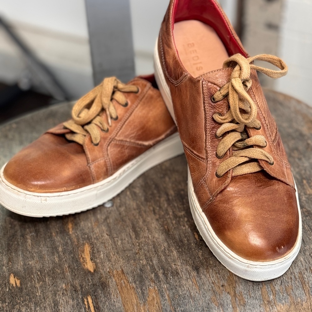 Bed Stu Brown Leather Sneakers